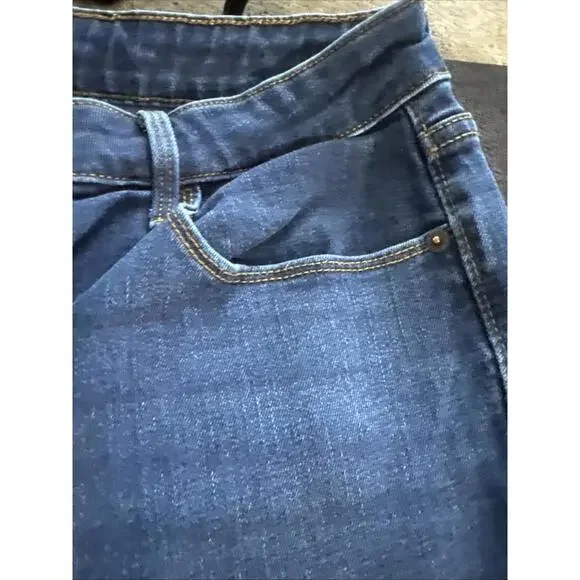 Old Navy Pop Icon Skinny Jeans Womens Sz 14 Blue Light Wash Denim‎ Stretch - Picture 8 of 14